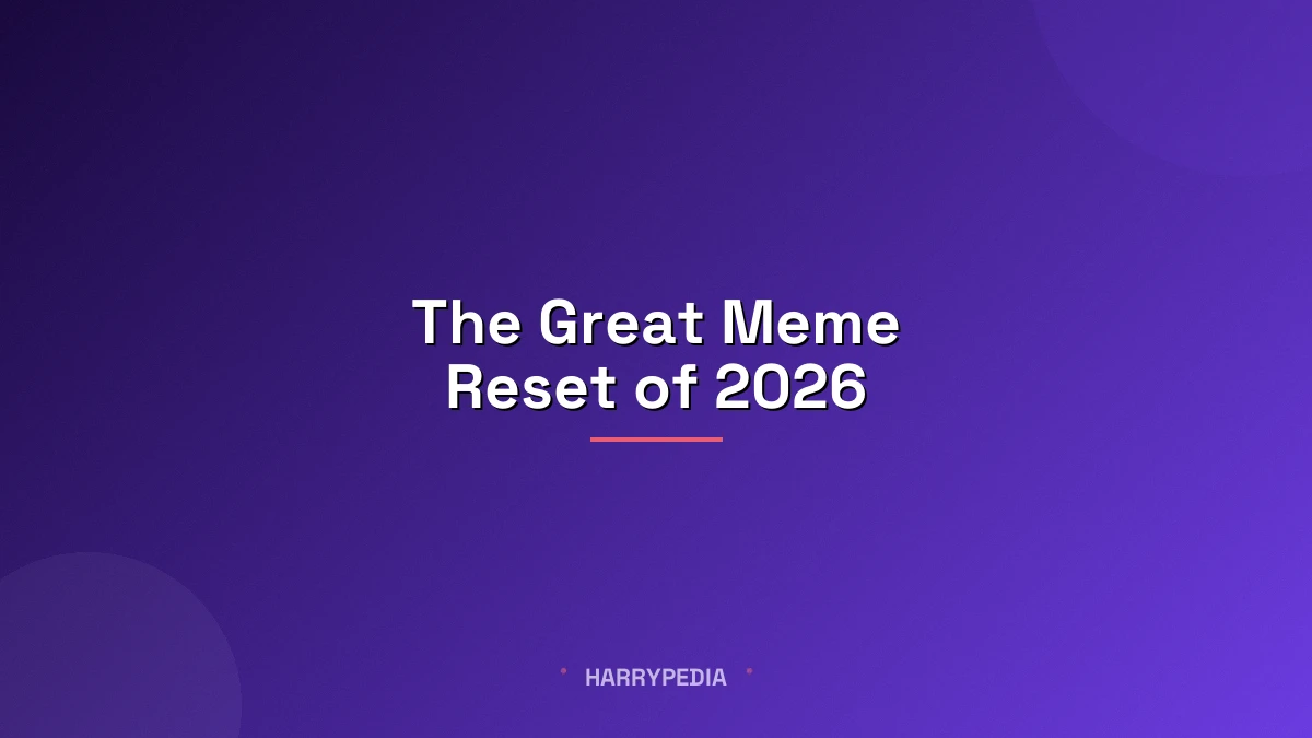 What Is the Great Meme Reset of 2026? The Failed Campaign to Save Memes, Explained