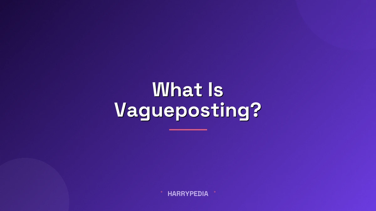 What Is Vagueposting? The Cryptic Social Media Trend Explained